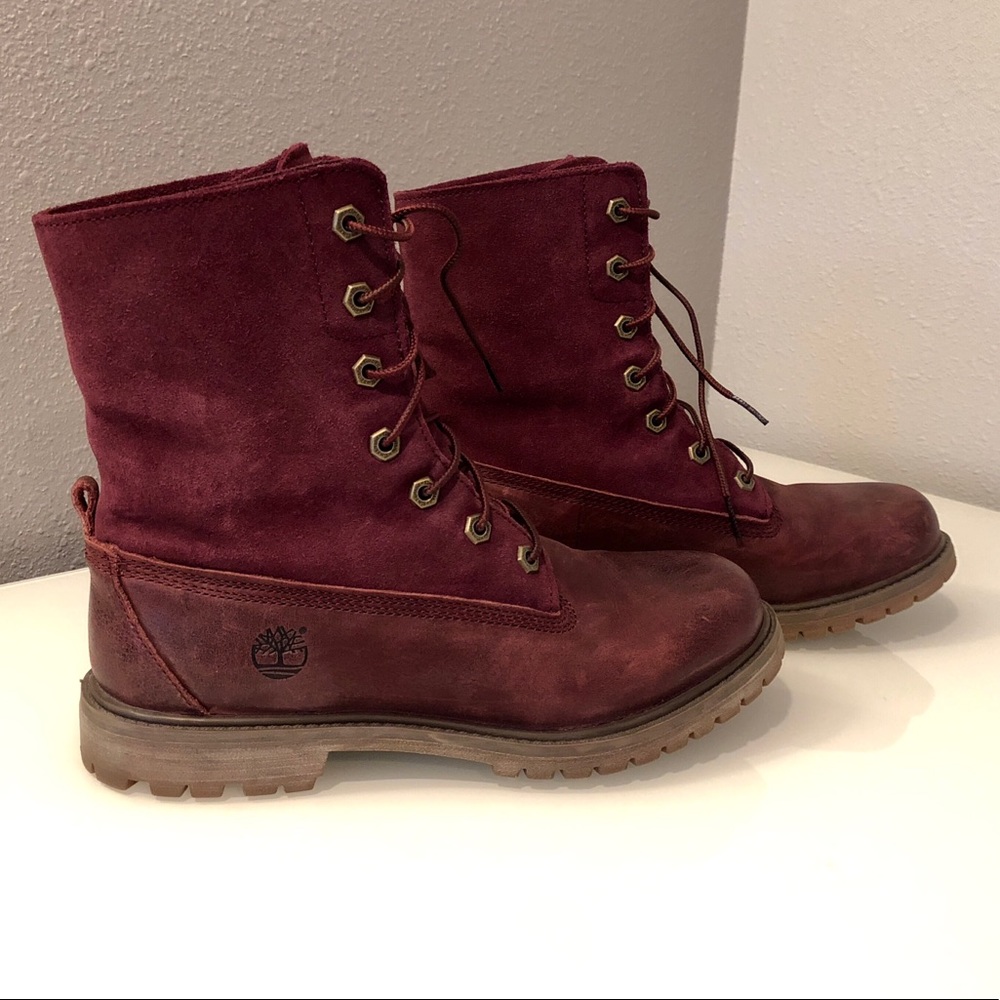 Timberland Suede Roll-Top Boot, Port Woodlands